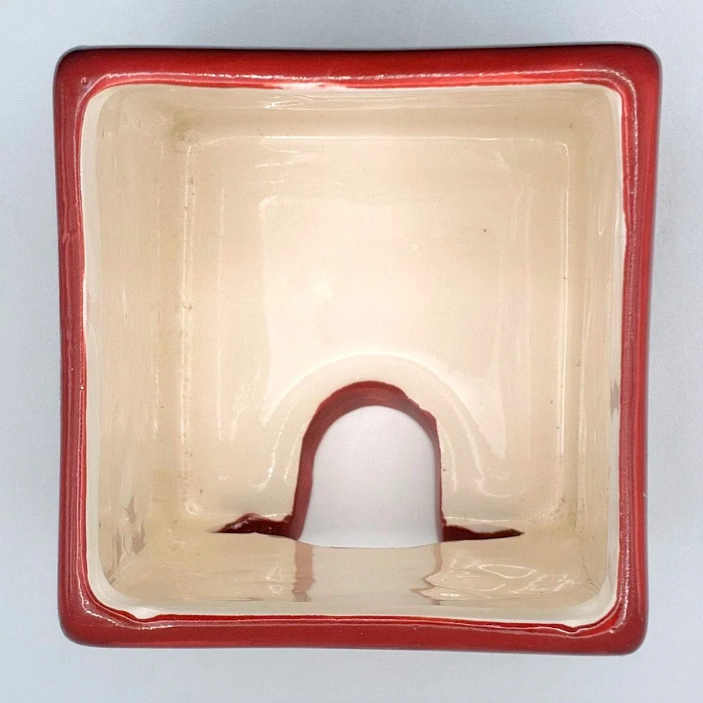 Twinings of London Ceramic Tea Bag Caddy Canister/ Dispenser 5in Ceramic Floral